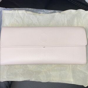 Prada Jewelry & Clutch travel case Blush Pink New 10”L x 5”H